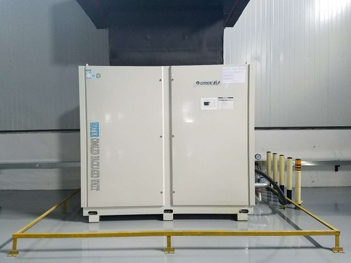 東莞倉庫中央空調水冷柜機安裝